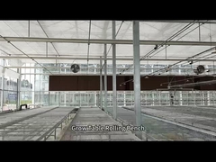میز نورد گلخانه ای سیم مشبک برای کاشت