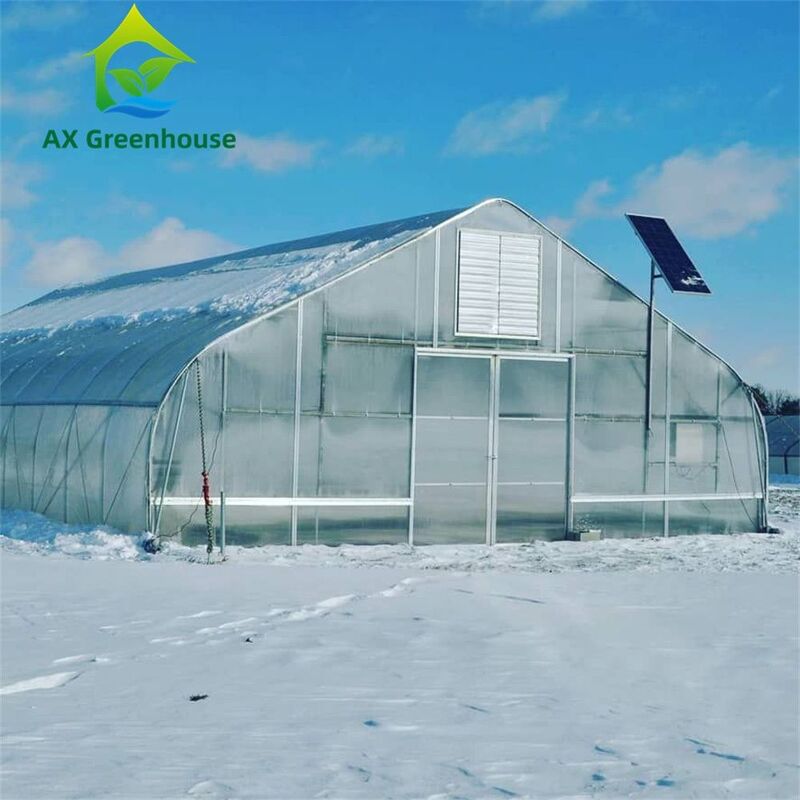 سیستم سایه‌اندازی تمام فصول گلخانه ونلو حرفه‌ای با سیستم محرومیت نوری کاملاً خودکار و ناودان‌های یکپارچه